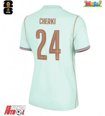 Francia Rayan Cherki #24 Segunda Equipación Mujer Mundial 2026 Manga Corta
